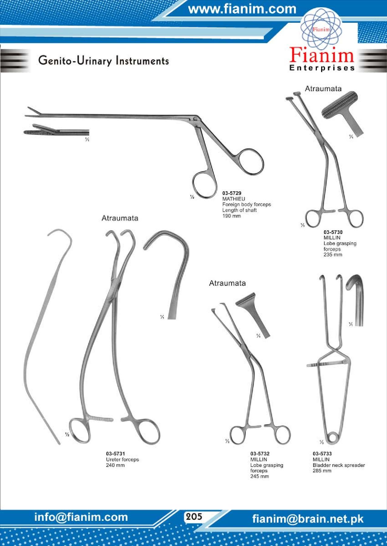 Gall Duct Forceps / Probes / Scissors / Kidney Forceps , Urinary Instrument , Trocars